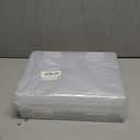 6 Pcs Clear A4 File Portable Project Case, Plastic Storage Box for 8.5" x 11" Letter Paper, Scrapbook Paper Storage Boxes Documents Magazines Holder (whie)