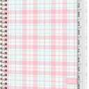 2 x 2026 Planner, Weekly and Monthly Calendar Planning Book, Jan 2026 - Dec 2026, Academic Agenda Book, Desk Accessories for Home, Office and School Supplies - A5 (6.3'' x 8.5'') (Pastel Plaid)