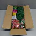 Small Christmas Tree with Lights - 23 Inch Mini Tabletop Christmas Tree with Warm-White LED Lights, Hanging Ornaments, Decorative Bow and Gift Boxes - Prelit Table Tree for DIY Christmas Decoration