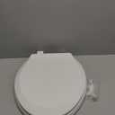BEMIS 500EC 390 Toilet Seat with Easy Clean & Change Hinges, 1 Pack Round, Cotton White