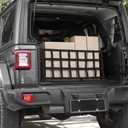 JeCar Trunk Net Mesh Cargo Net for 2018-2023 Jeep Wrangler JL JLU 2 Door & 4 Door (Black)