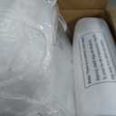 AAAAAcessories D-Shaped Chair Cushions, 2" Thick Dining Chair Pads with Ties and Removable, Machine-Washable Cover, 17" x 16", Set of 6, Red