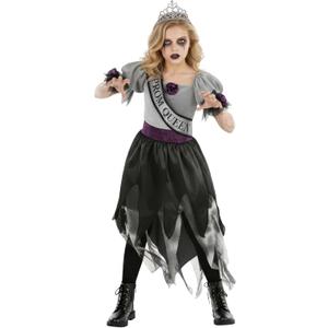 Morph Costumes Spooky Prom Queen Costume for Girls - Scary Halloween Costumes for Girls - Creepy Girl Outfit (Small)