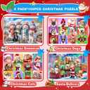 4 Packs Christmas 100 Piece Puzzles for Kids Ages 4-6 6-8 8-10, Snowman Dogs Cats Train Christmas Jigsaw Puzzles Kids Puzzles Ages 5-8, Xmas Gifts Stocking Stuffers for Boys Girls