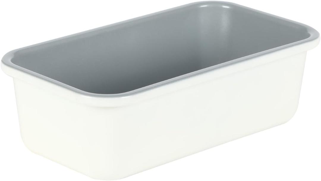 Sur La Table Kitchen Essentials Bake Sale 9 X 5 Inch PFOA, PFAS, PTFE Free Nonstick Loaf Pan - Linen White