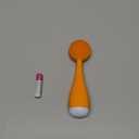 PMD Clean Mini - Smart Facial Cleansing Device with Silicone Brush & Anti-Aging Massager - Waterproof - SonicGlow Vibration Technology - Clear Pores and Blackheads - Lift, Firm, and Tone Skin (Orange)