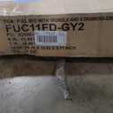 Rophefx Full Size Platform Bed with Trundle and 2 Drawers, Solid Wood Full Kids Beds with Twin Size Trundle, Grey