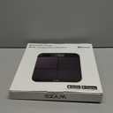 Wyze Smart Scale X - Digital Bathroom Scale for Body Weight, BMI, Body Fat, Muscle Mass, Heart Rate Monitor | Sync with Health Apps | for People, Baby & Pet, 400 lbs (Black)