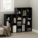 Furinno Luder 11-Cube Reversible Open Shelf Bookcase, Blackwood