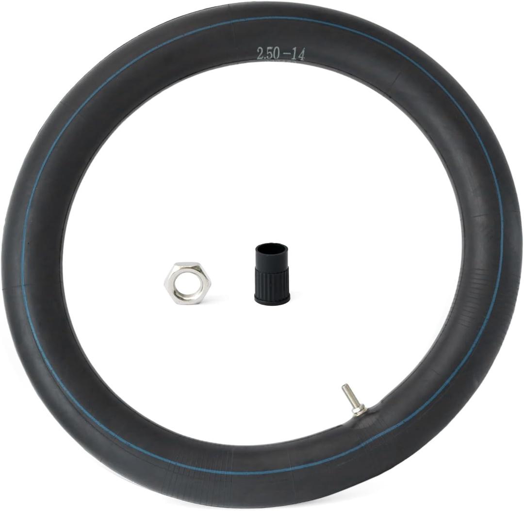 14" Front Inner Tube Replacement for Yozma IN10 for Yozma in 10 for Tuttio Soleil01 Electric Dirt Bike, E-Bike Motorcycle Inner Tubes Thickened Black