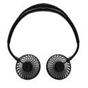 Portable Neck Fan, 2600mAh Battery Operated Ultra Quiet Hands Free USB Fan with Strong Wind, 360 Adjustable High Flexibility Wearable Personal Fan for Home Office Outdoor Travel (Black)