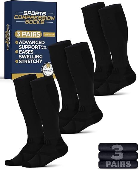 Pembrook Sports Compression Socks - Bundle
3 pairs .black S/M
