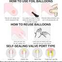 2 x Race Car Party Decorations  7PCS Black, White & Checkered Foil Balloons Set with Stars, Rounds & Checkered Number 4 Foil Balloons for 4th Racing Birthday Party Supplies