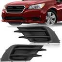 Fog Light Bezel Covers Compatible with 2015-2017 Subaru Legacy (without foglights) 1 Pair Fog Light Bezel Left & Right Side