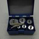 Bekith 8PCS 1000g Calibration Weights, Gram Precision Steel Scale Calibration Weight Kit Set 10g 20g 50g 100g 200g 500g, Calibration Weight with Tweezers for Digital Scale Balance, Lab Scale