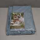KAKIJUMN 6 Piece Queen Sheets Set, Rayon Derived from Bamboo Blend, Dusty Blue