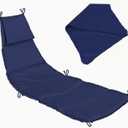 Outdoor Swing Chaise Lounge Replacement Cushion and Canopy,for Patio Furniture Hanging Hammock Chair Pad, Sun Resistant Breathable Waterproof