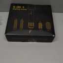 5 in 1 Blow Dryer Brush, Upgrade Hair Dryer Brush Set Negative Ion Air Styler Curling Wrap Air Curler, Hot Air Brush Curling Iron Hair Styling Tools As A Gift for Straight/Curl/Dry/Smooth (Gold)