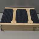 GENMOUS 30.5" Wooden Adjustable Dog Ramps for Bed,5 Levels Height Pet Steps for Small Dogs and Cats,Non-Slip Balanced Dog Indoor Outdoor Ramp,Wood Color