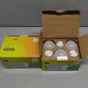 GU24 LED Light Bulb, 5000K Daylight, 9W(100W Equivalent), 800 Lumens, A19 Shape GU 24 LED Bulbs, Twist and Lock GU24 Pin Base with Two Prongs, Non-Dimmable, UL ETL Certificated(12-Pack)