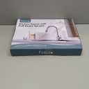 FEELSO Kitchen Faucets with Pull Down Sprayer, High Arc Stainless Steel Single Handle Kitchen Sink Faucet, 1 or 3 Hole Brushed Nickel Water Faucets for Farmhouse Laundry Camper Rv Bar