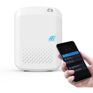 Smart Scent Air Machine, 400ml Bluetooth Fragrance Machine, Portable Scent Diffuser Aromatherapy Diffuser, Aroma Diffuser for Home and Commercial, Support Remote Control (White)