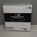 VViViD 11 Sheets Peel and Stick Faux Marble, Chrome, and Glass Wall Tiles, Self Adhesive Backsplash 12x12, 2mm Thick Kitchen, Bathroom (11 sq. ft.)