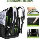 Himal Outdoors Disc Golf Bag with 30+ Disc Capacity, Durable Disc Golf Backpack for Men Multiple Storage Pockets (Camouflage)