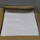 White Rectangle Table Cloth - 6 Pack, 60" x 84" Washable Polyester Tablecloth for 5FT Tables, Wrinkle-Resistant Table Cover for Weddings & Parties