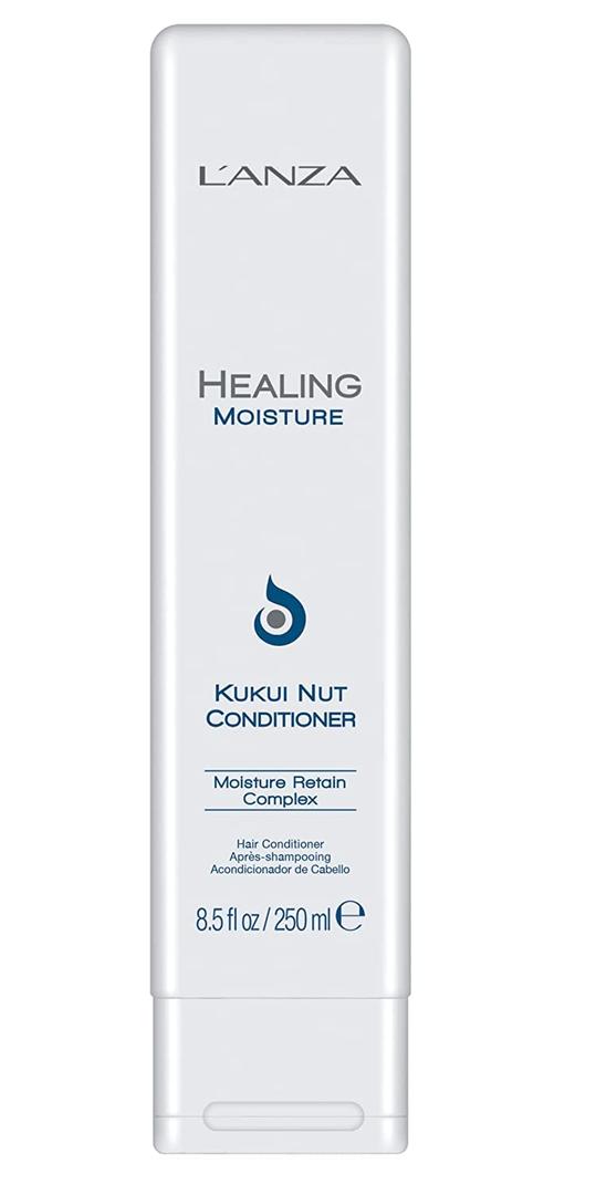 L'ANZA Healing Moisture Kukui Nut Conditioner, Rich Moisturizing Conditioner For Dry, Damaged Hair, Anti Frizz Treatment, Boosts Hydration & Strengthens, For All Hair Types (8.5 Fl Oz (Pack of 1))