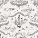 NuWallpaper x Rachel Antonoff Black Worst in Show Peel and Stick Wallpaper, RAS6260