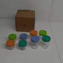 KeaBabies Prep Baby Food Storage Containers, 4oz & 8oz Leak-Proof, BPA Free Glass Baby Food Jars for Feeding