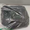 SHENHE Women's Deep V Neck Tie Knot Backless Halter Dress A Line Flowy Ruffle Maxi Dress, Black, Large