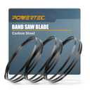 POWERTEC 931/2 Inch Bandsaw Blades, 1/2" x 4 TPI Band Saw Blades for Delta, Grizzly, Rikon, Sears Craftsman, Jet, Shop Fox and Rockwell 14" Band Saw for Woodworking, 1 Pack (13115V)