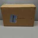 Stainless Steel Litter Box | XXL Deepened 8" Design Enclosed Box with Lid for Big Cats | High Sided, Anti-Urine Leakage | Non-Stick Bottom & Includes Litter Mat & Metal Scoop (Silver Gray)