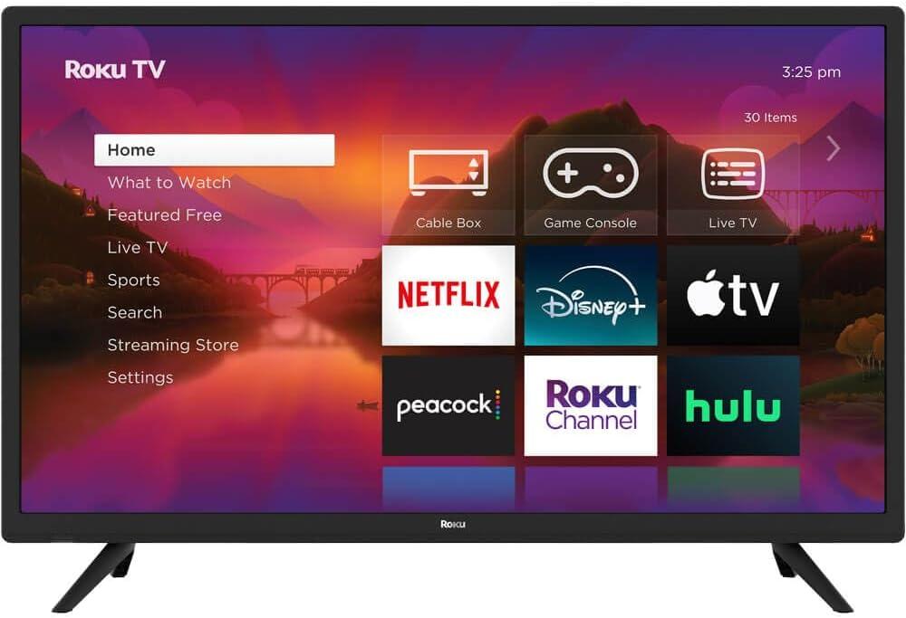Roku 32" Select Series 720p HD Smart TV TV Remote, Voice Assistant Built-in, Tv Apps, Wi-Fi, Streaming Capability - 32R2B4