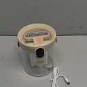 Rechargeable Portable Top Fill Humidifier, Smart Humidifiers for Bedroom, Night Light, 1.4L Cool Mist Humidifier for Office Home Plant Baby, 3-Speed Mist Control, Quiet, Auto Shut-Off (Beige)