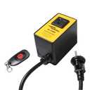 O'SKOOL 220V Wireless Remote Control Dust Collector Starter Outlet Switch (Battery Included)