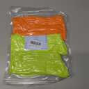 Women's Neon Scrunch Crew Socks 80s 90s Retro 3-Pack Cotton Stacked Boot Calf Cozy Ribbed Slouchy Socks Size 5-10 (1-white/Neon Green/Neon Orange)