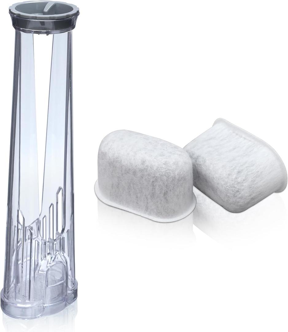Water Filter Holder and 2 Water Filters, Compatible with Keurig 2.0 Series Coffee Machines Compatible with K-Supreme Series/K-Express/K-Slim/K-Elite/K-Duo Plus/K-Select/K-lced/K50/K-Classic