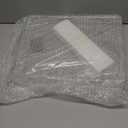 11"x14" Clear Acrylic Serving Tray with Golden Handles, Sturdy Huge Capacity Acrylic Tray for Coffee, Juice, Kitchen and Desk Organizer (11"x14")