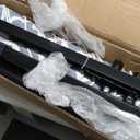 SUNCREAT 55 Inch Extra Large Double Hammock with Stand, 475lbs Capacity, Outdoor Portable Hammock with Hardwood Spreader Bar, Extra Large Pillow, Grey (12 ft Stand)