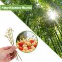 4.75" Bamboo Knot Picks -Pack of 600ct- Appetizer, Cocktails and Sandwich Toothpicks