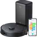 eufy X8 Pro Robot Vacuum Self-Empty Station, Twin-Turbine 2X 4,000 Pa Suction, 45 Days Hands-Free Cleaning iPath Laser, Pet Hair Deep Clean on Carpet, Smart Cleaner for Home with Pets