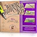 Craft Culture Beginners Wood Burning Kit for Kids, Teenage Boys & Girls - Easter Gifts for Boy & Girl - Craft Projects Birthday Gift Idea for Children Teen Woodburning DIY Hobby Kits Art Activities