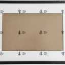 11x14 Inch PVC Picture Frame - Durable Plastic Photo Frame for Wall or Tabletop Display, Lightweight Poster Holder (Black, 1 Pack)