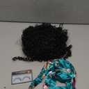 Short Curly Drawstring Ponytail Extension for Black Women Synthetic Short Afro Kinky Curly Black Ponytail Drawstring Extension Messy Bun Hair Piece Protective Style for Daily Party Use 10Inch 1B