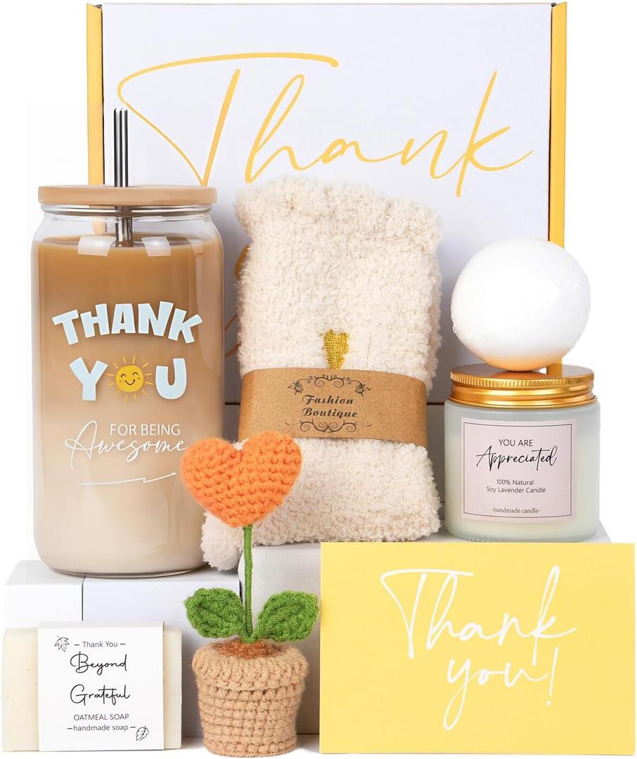 Thank You Gifts For Women, Administrative Professional Day Gift, Teacher & Employee Appreciation Gifts, Thank You Gift Basket For Boss, Staff, Nurse, Coworker, Secretary, Social Worker