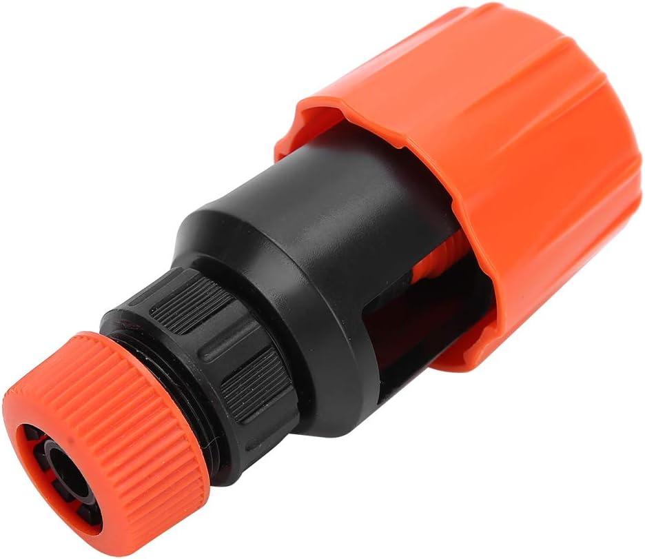 Oumefar Universal Water Tap Connector Garden Hose Pipe Connector Kitchen Faucet Adapter Watering Irrigation Tool Good Sealing Effect(Orange)