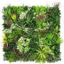 ODTORY Artificial Plant Wall Panels: 20"x20" 8P UV-Anti Faux Grass Wall Backdrop Boxwood Ivy Fence Privacy Screen Fake Greenery Leaf Hedge for Outdoor, Indoor, Garden, Backyard and Home Decor